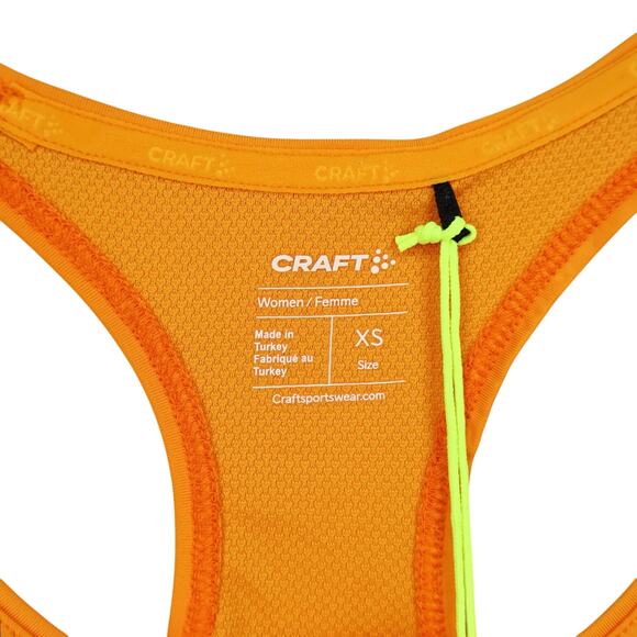 NWT Craft Women's Adv Essence Training Singlet Racerback Bright Orange Size XS - Picture 5 of 9